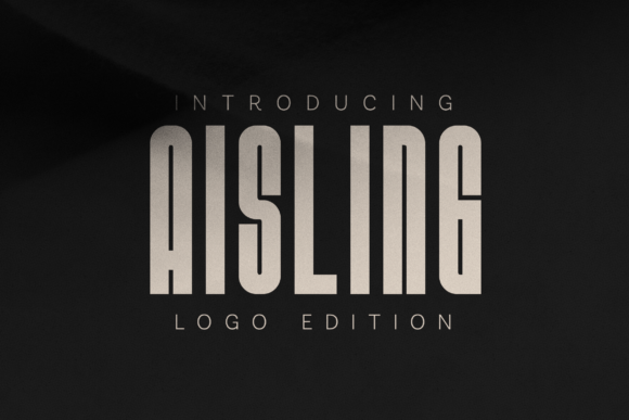Aisling Logo Edition: A Bold Display Typeface
