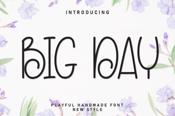 Big Day Typeface for Modern Branding