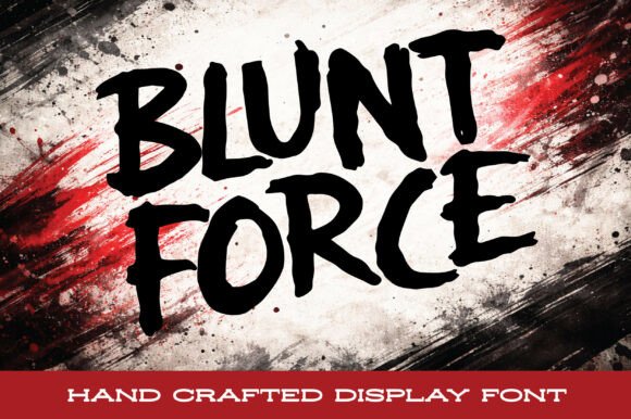 Blunt Force Typeface for Bold Branding