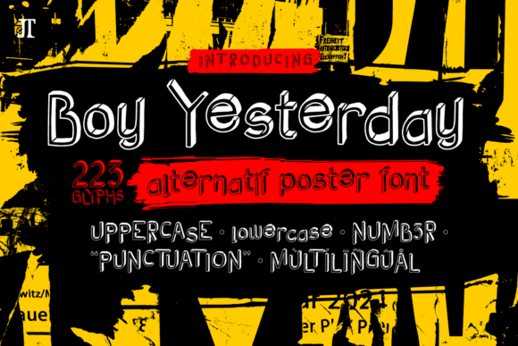 Boy Yesterday Font for Indie Web Design