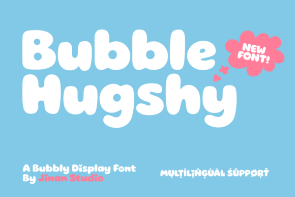 Bubble Hugshy: A Playful Display Font for Editorial Design
