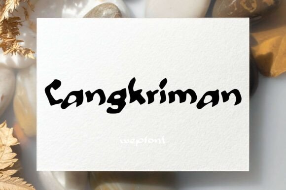 Cangkriman Font for Bold Brand Identity