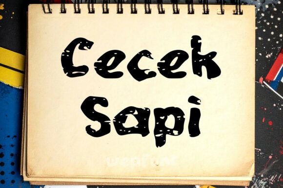 Cecek Sapi Typeface Review for Brand Designers