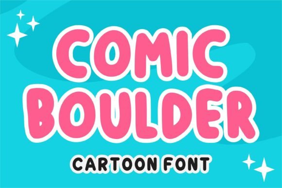 Comic Boulder Typeface for Bold Campaigns