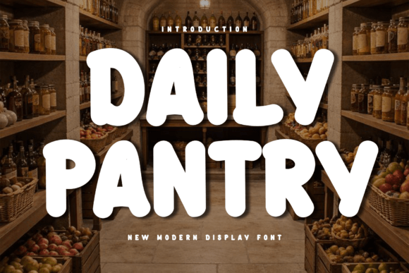 Daily Pantry Typeface for Editorial Design