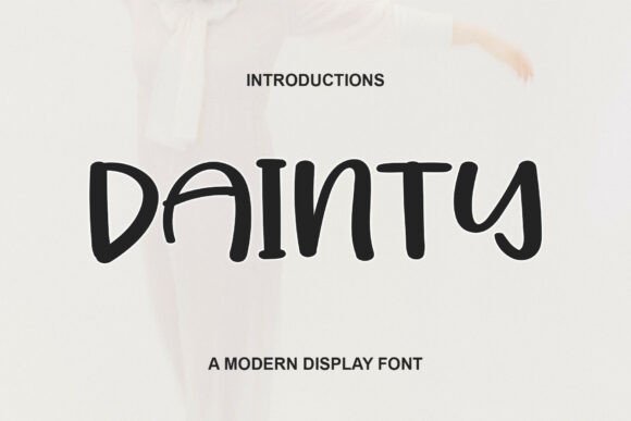 Dainty Display Font for Bold Campaign Headlines