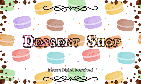 Dessert Shop Typeface for Sweet Editorial Design