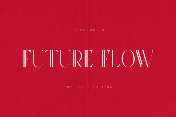 Future Flow Typeface for Handmade Brands