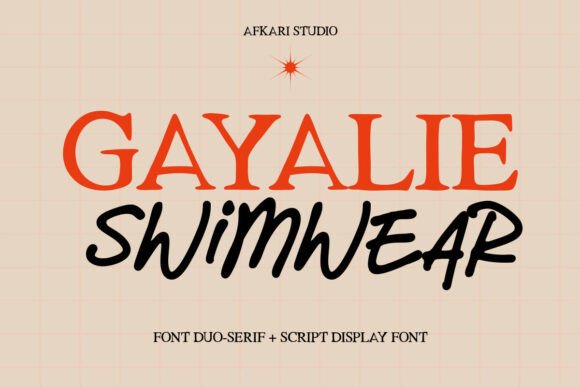 Gayalie Swimwear: A Premium Display Font for Makers