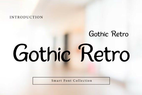 Gothic Retro Typeface for Bold Brand Identity