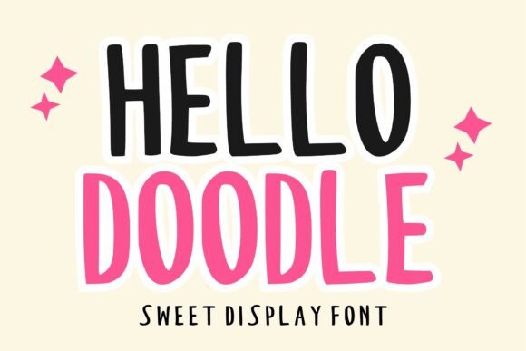 Hello Doodle: A Playful Display Font for Editorial Design