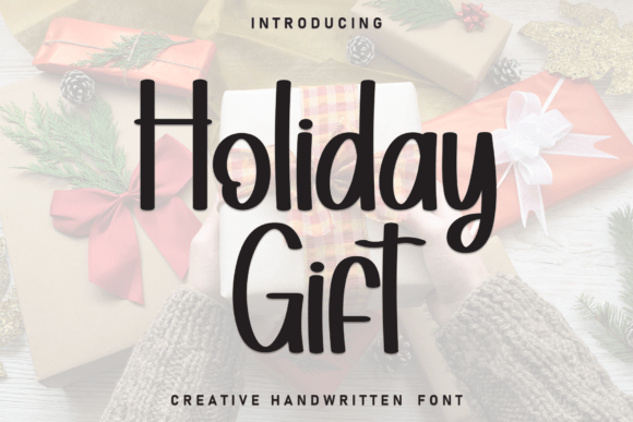 Holiday Gift Font: Elevate Winter Campaigns