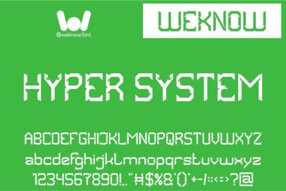 Hyper System: The Modern Display Font for Bold Campaigns