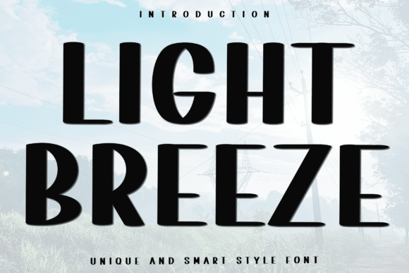 Light Breeze Typeface for Editorial Impact