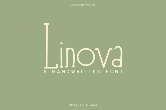 Linova: A Thin Modern Handwriting Typeface for Web Design