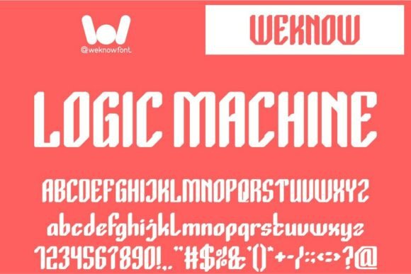 Logic Machine Typeface for Bold Branding