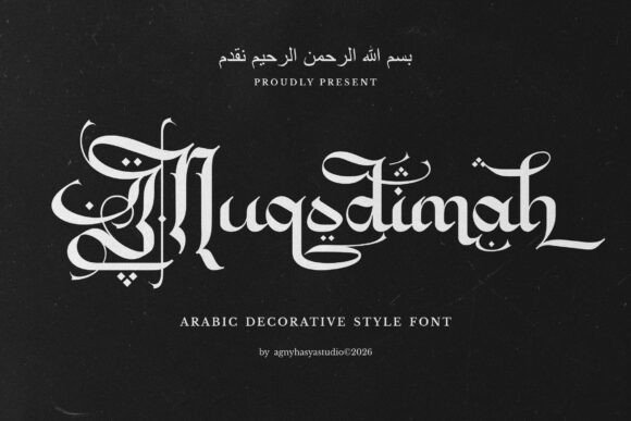 Muqodimah Typeface for Editorial Design