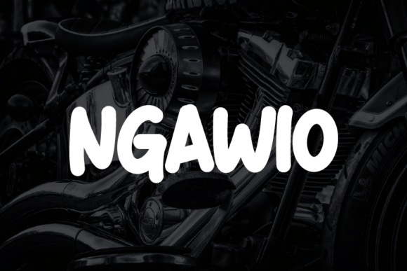 Ngawio Font Review: A Playful Display Typeface for Bold Designs