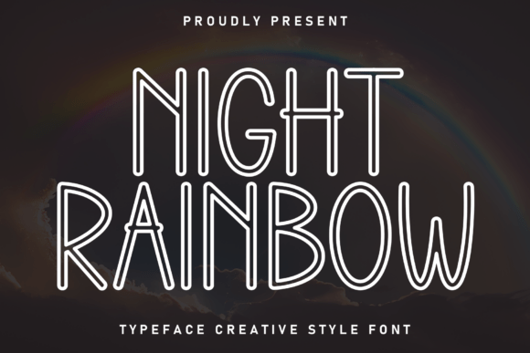 Night Rainbow: A Display Font for Editorial Magic