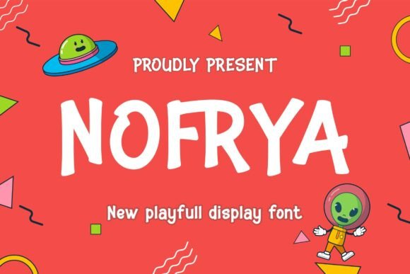 Nofrya Typeface for Playful Brand Campaigns