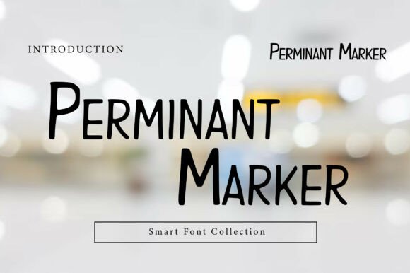 Perminant Marker Font for Bold Business Branding