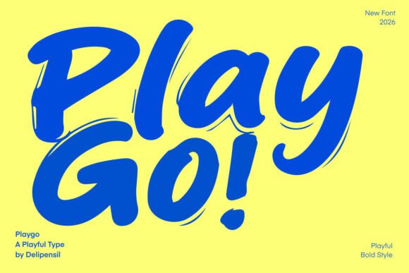 Play Go: The Bold Display Font for Viral Content
