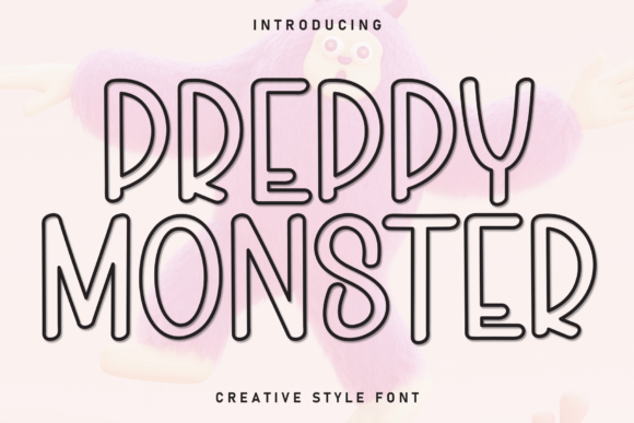 Preppy Monster Font for Small Business Branding