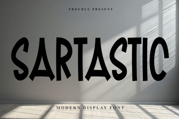 Sartastic: The Bold Display Font for Modern Branding