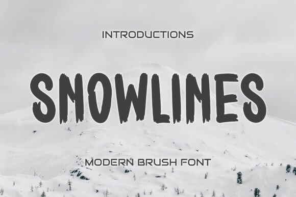 Snowlines Font for High-Impact Display Campaigns