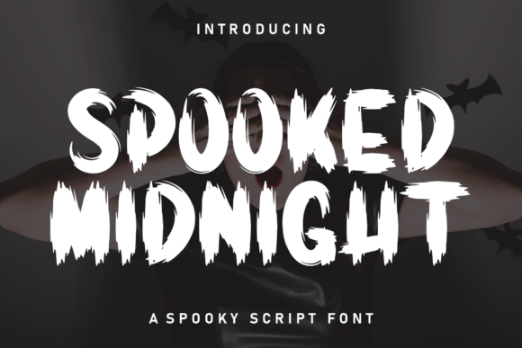 Spooked Midnight Typeface for Digital Design