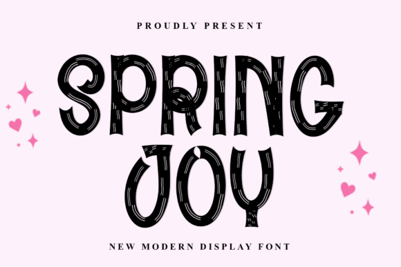 Spring Joy Display Font for Crafters
