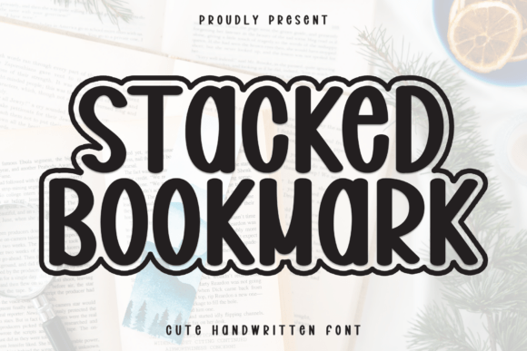 Stacked Bookmark Font Review for Campaign Design
