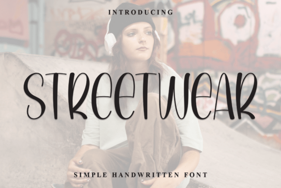 Streetwear Font for Urban Craft Designs